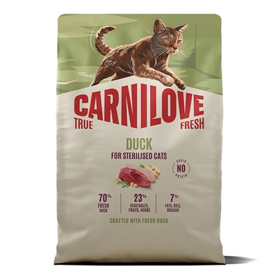 Carnilove True Fresh Kattefoder Til Steriliserede med And 2 Kg